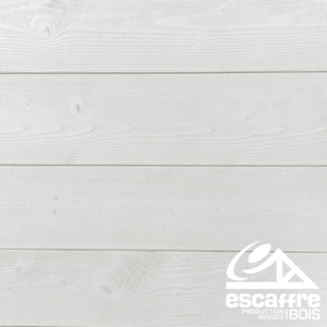 Lambris - SAPIN BROSSE BLANC PRO- 13x135 mm x 2,53 ml - 6 lames/pqt